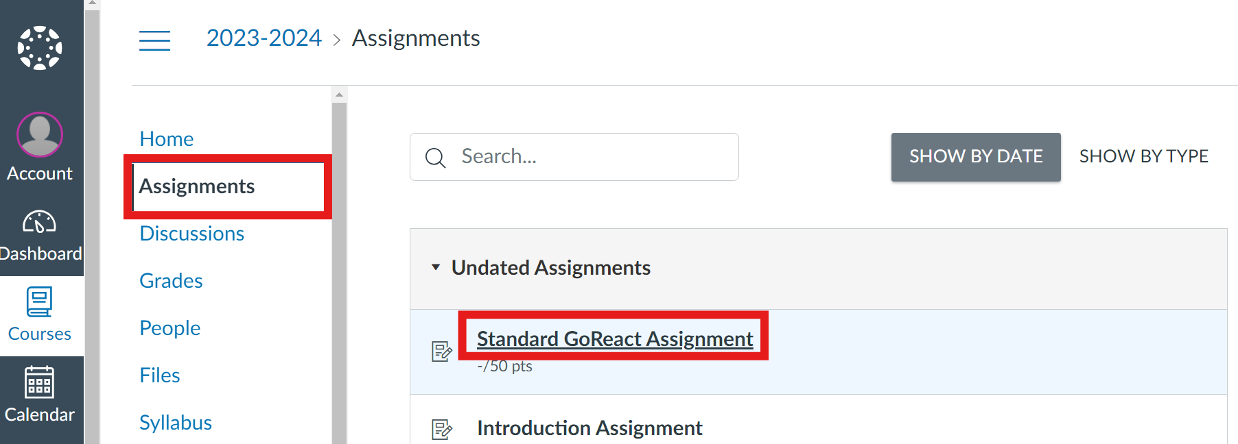 gr canvas assignments tab and assignment.png
