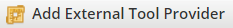 Add External Tool Provider