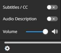 Enabling Closed Captions and Uploading Audio Description Files